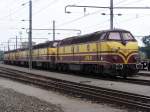 CFL 1814 zusammen mit vier weiteren Loks der 1800er-Reihe am 06.08.2005 in Bettembourg