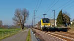 Die CFL 3003 zieht den IC 112 Liers-Luxembourg ber die Nordstrecke zwischen Mersch und Lintgen. 21.01.2019 (Hans)
