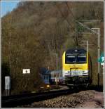 - Enges Tal - Bevor der IR 115 Liers - Luxembourg die Haltestelle Goebelsmhle erreicht, schlngelt er sich auf dem eingleisigen Steckenabschnitt durch das enge Tal der Wiltz. 21.11.2011 (Hans)