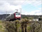 E-Lok 4003 braust am 06.04.2008 in der Nhe von Erpeldange/Ettelbrck mit RB 3237 in Richtung Luxemburg an mir vorbei.