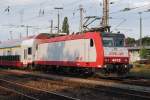 CFL 4012 mit Doppelstockwagen, nachschu am 6.8.2010 in Trier Hbf in Richtung Schweich