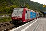 Die CFL Unicef 4002 mit RE von Luxembourg nach Cochem, hier bei Einfahrt von Cochem (Mosel)am 15 08 2012.