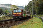 CFL 2010 hat an einem herbstlichen Morgen Kautenbach in Richtung Wiltz verlassen.