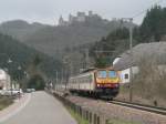 CFL 2019 als Regionalbahn nach Luxemburg kurz vor der Einfahrt in Michelau. An dieser Stelle machte mein Vater vor 17 Jahren ein hnliches Bild: http://www.bahnbilder.de/name/einzelbild/number/1958/kategorie/Belgien~Dieselloks~BR+55.html - Eisenbahninteresse ist eine vererbbare Eigenschaft. Michelau, 6.4.2013