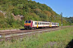 CFL 2011 rollt durch den Bahnhof Dudelange-Usines in Richtung Volmerange-les-Mines. (07.09.2023)