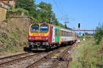 CFL 2014 erreicht Dudelange-Usines in Richtung Volmerange-les-Mines.