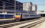 Elektrotriebwagen 2007 der CFL steht am 7.9.1996 im Hauptbahnhof
Luxembourg.