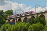 - Viadukt - Z 2209 fhrt am 03.07.2012 als RB 3212 Luxembourg-Wiltz ber den Pulvermhle Viadukt in Luxemburg Stadt.