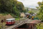 Blick auf den Bahnhof Fond-de-Gras am 23. September 2023.