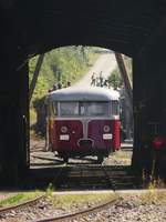 - Durchblick in Fond-de-Gras - Der Uerdinger Schienenbus Z 151 konnte am Tag der Offenen Tr (09.09.2018) bei der Museumsbahn Train 1900 in Fond-de-Gras durch den Gerteschuppen fotografiert werden. (Jeanny

1951 erwarben die CFL 10 Exemplare vom Prototyp Uerdinger Schienenbus, um die Nebenstrecken zu rentabilisieren. Die Triebwagen boten 40 Sitzpltze, die Beiwagen deren 30 und ein Gepckraum. Im Volksmund wurden diese Fahrzeuge  Schaukel  genannt.

Nach dem Stillegen der Nebenstrecken, hatten sie 1970 ausgedient. Der Z 151 war bis zum 17.07.1970 im Dienste der CFL und kam dann im Oktober 1971 als erstes Fahrzeug zu der jungen Vereinigung AMTF nach Fond-de-Gras. Hier war er bei der Museumsbahn Train 1900 bis 2002 unermdlich im Einsatz und wurde 2012 generalberholt.

Der Z 151 wurde in der Waggonfabrik Uerdingen unter der Nummer 54 031 gebaut und 1951 an die CFL ausgeliefert. Des Weiteren ist es das einzige Exemplar der Vorausserie, welche die Waggonfabrik Uerdingen gefertigt hatte, ehe der Bau der riesigen Serien von Triebwagen begann, die in Deutschland und anderen Lndern bei ihrer Indienststellung als  Retter der Nebenbahnen  gefeiert wurden.
