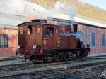 Lok Nummer 5 von ARBED Esch in Fond-de-Gras bei der Museumsbahn am 17.11.2018