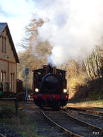 Lok Nummer 5 von ARBED Esch in Fond-de-Gras bei der Museumsbahn am 17.11.2018