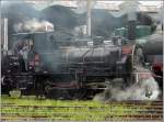 So ein Bahnfest macht mde! ;-) Tapfer hlt ein kleiner Helfer der AMTF die Stellung auf der T 3 anlsslich der Festivitten zu 150 Jahre Eisenbahn in Luxemburg.