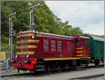 Die Deutz 455 war am Tag der offenen Tr bei der Museumsbahn in Fond de Gras ausgestellt.