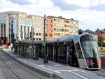 Luxtram am vorläufigen Terminus Place de l'Étoile am 10.08.2018