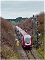 Ein ungewhnliches Bild am Grenzbergang zwischen Belgien und Luxemburg in Hautbellain.