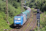 ATLU 185 514-7 in Diensten von VPS auf der Hamm-Osterfelder Strecke in Recklinghausen-Ost 6.8.2024