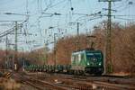 CFL 188 069 mit Stahlzug in Köln Gremberg, Februar 2025.