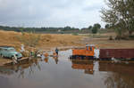  Abgesoffen   ist hier die D10 der Partwitzer Sandbahn nach heftigem Regen.08.07.2017 11:21 Uhr.