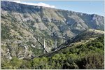 Mala Rijeka Viadukt 10km nördlich der Montenegrinischen Hauptstadt Podgorica.