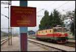 Im montenegrinischen Grenzbahnhof zu Serbien in Bijelo Polje wartet hier am 22.5.2017 die 461-029 auf ihren nächsten Einsatz.