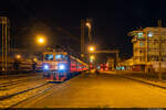 04.05.2024: ŽPCG 461-041 in Podgorica, Montenegro mit dem Nachtzug 432  Lovćen  von Bar nach Belgrad und Zemun (Serbien) angekommen