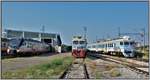 CAF 6111 109-2, 412-050 und 412-052 in Podgorica.