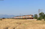 412 045/ 412 046 als R 6150 (Bar - Podgorica) bei Podgorica Aerodrom 18.6.22