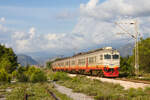 412 049 als R 6159 nach Bar verlässt am 30.09.2022 Podgorica.