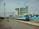 ZCG 412/416 052 + 416/412 051 als Zug 6101 nach Bar am 26.4.09 in Podgorica (ehem.