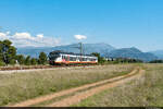 05.05.2024: ŽPCG 6111 107 ist unterwegs als Zug 6152 von Bar nach Podgorica und konnte hier kurz vor seinem Ziel aufgenommen werden