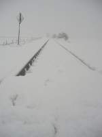 bahnhof Beekbergen im schnei