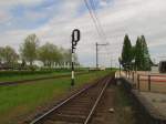 Der Bahnsteig 2 in Geleen-Lutterade.