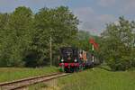 Lok 7853  Navicenze  des Musem Buurtspoorweg am Einfahrsignal von Boekelo (09.05.2024)