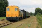 2278 der Stichting Stadskanaal Rail (STAR) während eine Probefahrt Wildervank-Stadskanaal auf Bahnhof Wildervank am 10-08-2013.