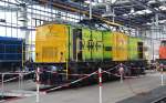 Zum Tag der offenen Tr weilte Lok 17 der Rotterdam Rail Feeding am 21.09.13 im Alstom Werk Stendal.