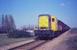 NS Diesel-lokomotiv 2493 in Stadskanaal, Niederlande. 1974.