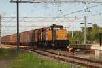 DB-Schenker Railion Nederland 6416 bei der Durchfahrt durch Bahnhof 't Harde am 24/07/09