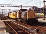 6452 und 6509 mit CTOzug auf Utrecht Hauptbahnhof am 4-6-2000.