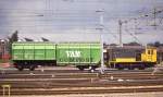 Am 15.7.1989 war die Diesellok 608 noch im Rangierdienst im
Bahnhof Amersfoort ttig.