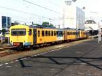 DHII 3217 und DHI 3115 (alte Lackierung) mit Regionalzug 8949 Leeuwarden-Stavoren auf Bahnhof Leeuwarden am 23-09-94.