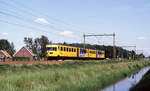 NS 164 als Dienstzug 32012 von Bad Bentheim nach Hengelo, nahe Deurningen am 28.05.1992. Scanbild 5912, Fujichrome100.