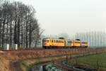 NS 172 als Zug 7858 (Winterswijk - Apeldoorn) bei Vorden am 17.02.1984. Scanbild 93346, Kodacolor400.