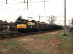 1110 mit Gterzug 59500 Arnhem-Nijmegen in Elst am 28-2-1995.