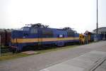Ehemalige N.S.- und ACTS Lok 1252 steht in Amersfoort (NL)wo er umlackiert wird als 
neue Märklin Werbe Lok für das 175 Jahrige Eisenbahn Fest der Niederlandische
Eisenbahnen.. Die Lok gehört der EETC. 30-03-2014
