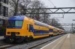 Die ganz neue DDZ-wagen 7526-7538 mit IC 2649 (Amsterdam CS-Den Haag CS), hier bei Durchfahrt von Den Haag Mariahoeve am 14 03 2012.