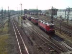 Doppelstock-Triebzug BR 8400 am 13.05.2003 in Amsterdam Centraal. Diese vierteiligen Triebzge sind mit bis zu 3 Einheiten, also 12 Wagen, als IC-Zge eingesetzt.