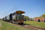 Lok 2 der MBS (ehemals Zuid Chemie) am Bahnübergang Wiecherinksweg (24.04.2022)