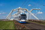 GVB Combino 2150 / Enneüs Heermabrug, 14. April 2022<br>
26 Amsterdam CS - IJburg