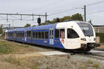 Arriva Limburg 388 (Stadler GTW 2/8) auf der RJ11 (Nijmegen-Venlo) in Blerick am 12.10.2024